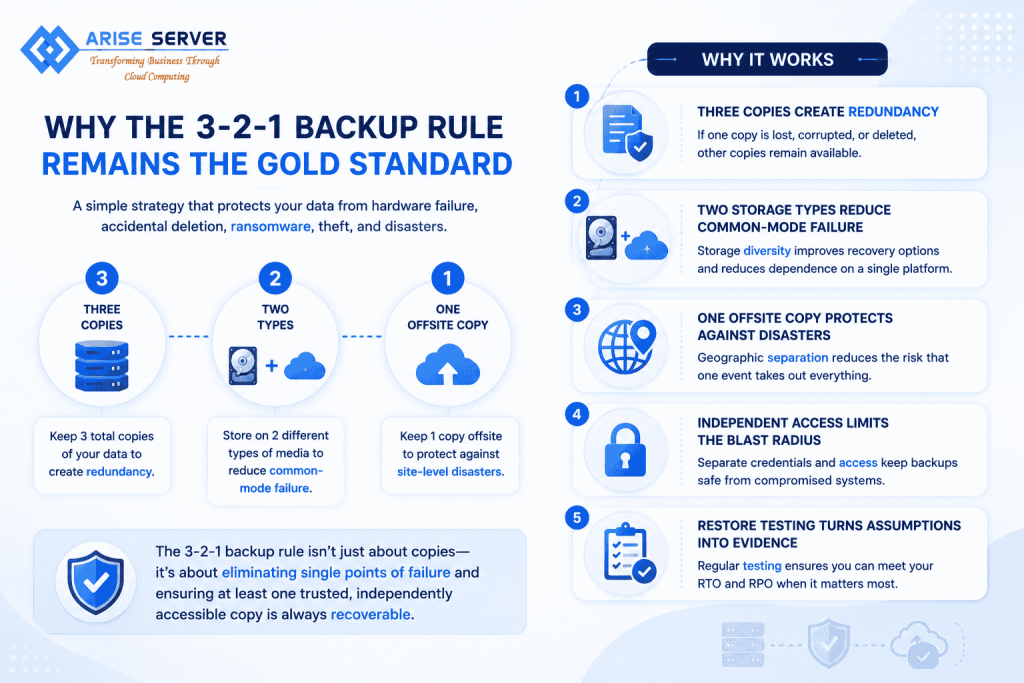 Why does the 3-2-1 backup rule remain the gold standard