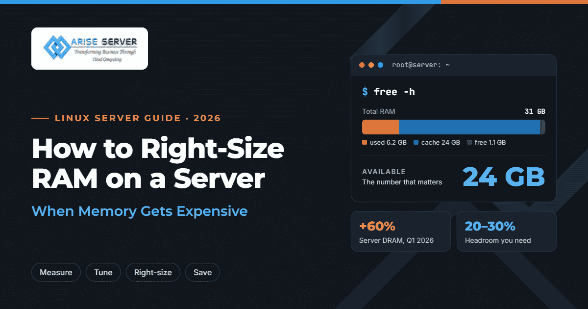 How to right-size RAM on a Linux server and reduce server RAM usage in 2026