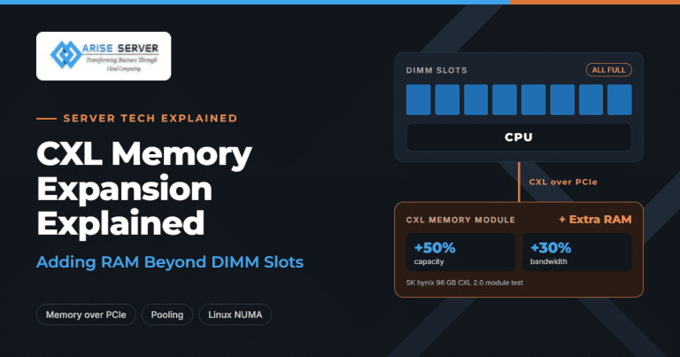 CXL memory expansion explained: adding server RAM over PCIe beyond full DIMM slots